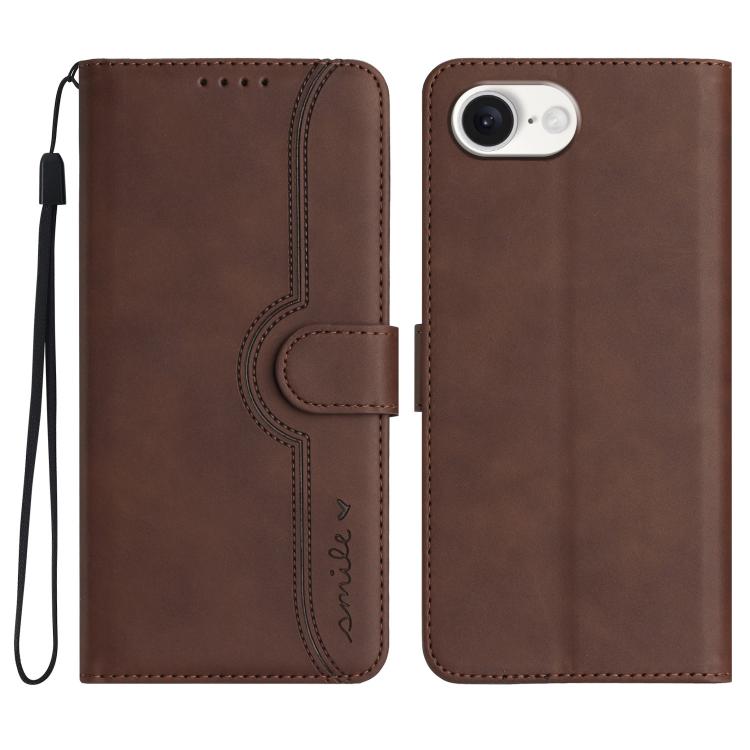 Heart Pattern Skin Feel Leather Phone Case, iPhone 16e, For iPhone 16 Pro Max, For iPhone 16 Pro, For iPhone 16 Plus