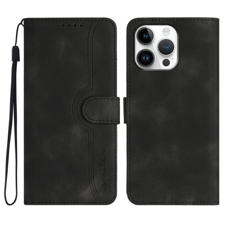 Heart Pattern Skin Feel Leather Phone Case, iPhone 16e, For iPhone 16 Pro Max, For iPhone 16 Pro, For iPhone 16 Plus