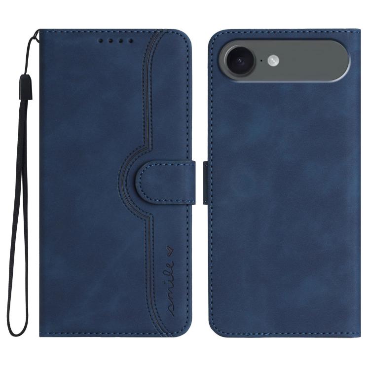Heart Pattern Skin Feel Leather Phone Case, For iPhone 17 Pro Max, For iPhone 17 Pro, For iPhone 17, For iPhone 17 Air