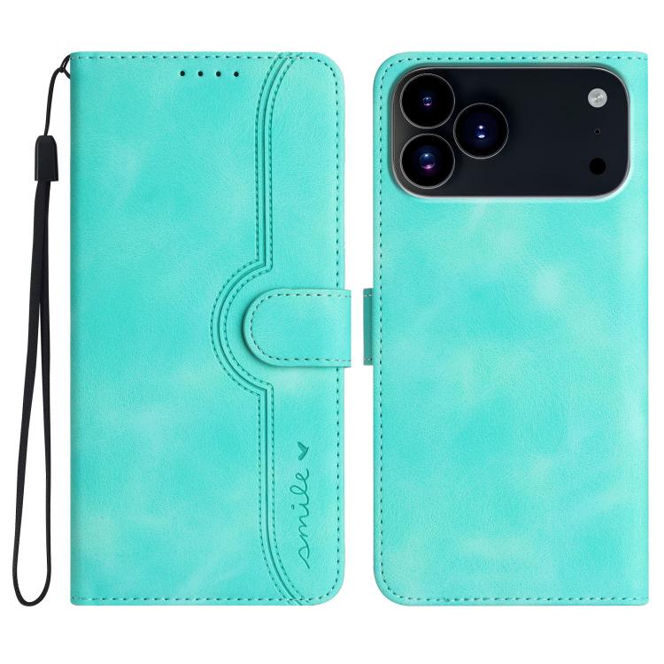 Heart Pattern Skin Feel Leather Phone Case, For iPhone 17 Pro Max, For iPhone 17 Pro, For iPhone 17, For iPhone 17 Air
