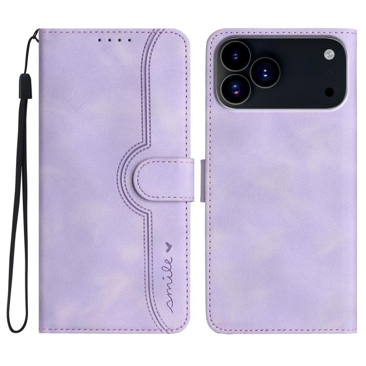 Heart Pattern Skin Feel Leather Phone Case, For iPhone 17 Pro Max, For iPhone 17 Pro, For iPhone 17, For iPhone 17 Air