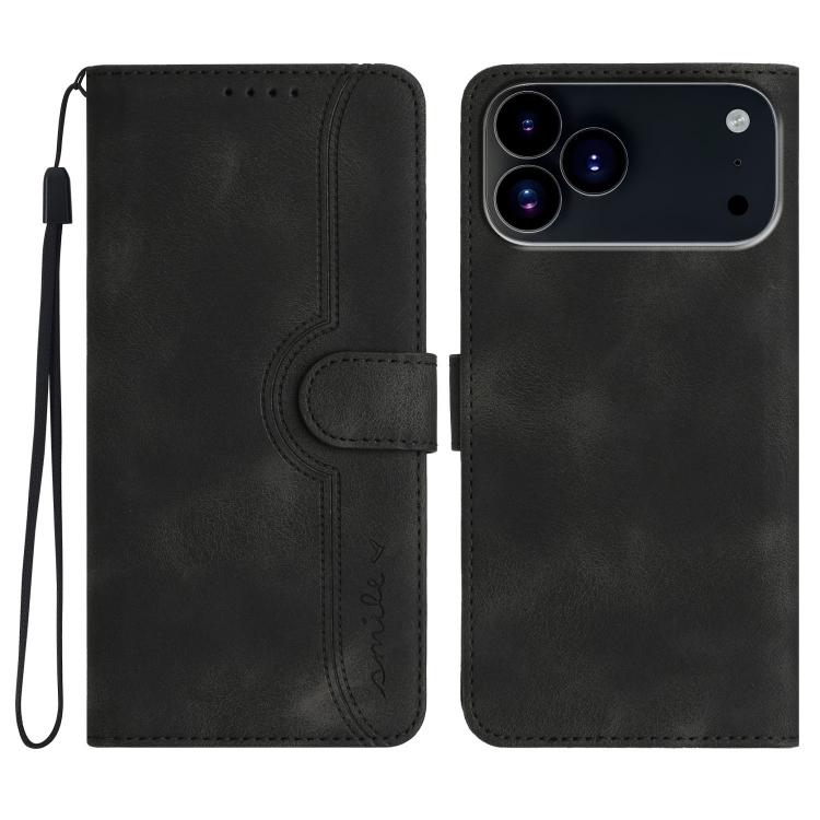 Heart Pattern Skin Feel Leather Phone Case, For iPhone 17 Pro Max, For iPhone 17 Pro, For iPhone 17, For iPhone 17 Air
