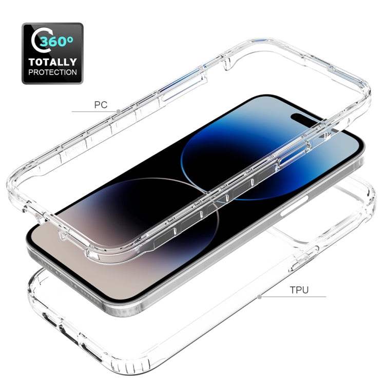 Coque de téléphone antichoc transparente en polycarbonate et TPU dégradé