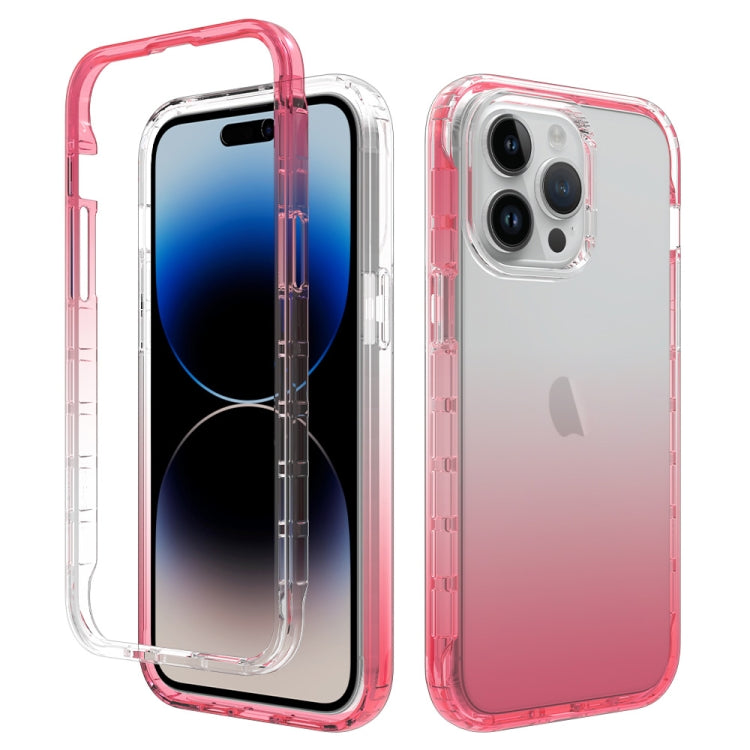 Coque de téléphone antichoc transparente en polycarbonate et TPU dégradé