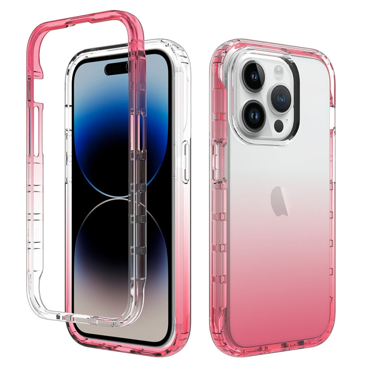 Coque de téléphone antichoc transparente en polycarbonate et TPU dégradé
