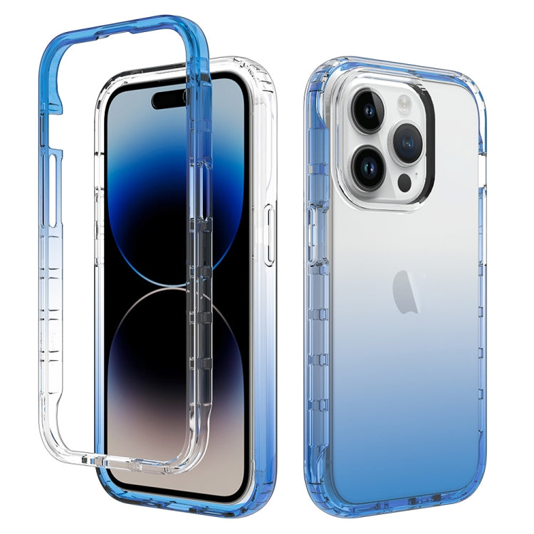 Coque de téléphone antichoc transparente en polycarbonate et TPU dégradé