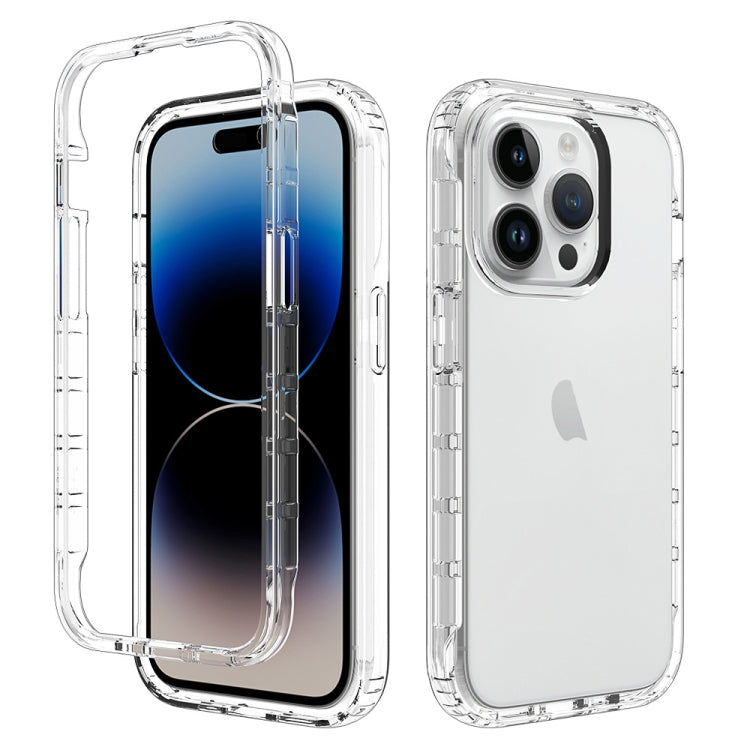 Coque de téléphone antichoc transparente en polycarbonate et TPU dégradé