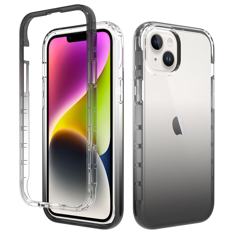 Coque de téléphone antichoc transparente en polycarbonate et TPU dégradé