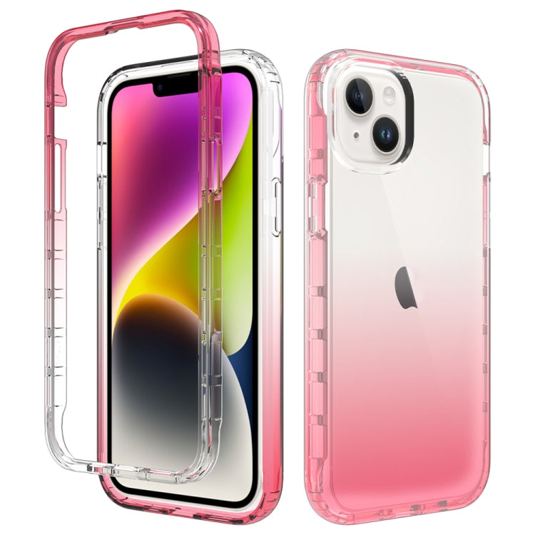 Coque de téléphone antichoc transparente en polycarbonate et TPU dégradé