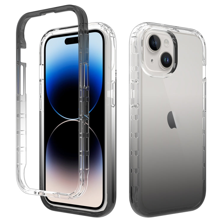 Coque de téléphone antichoc transparente en polycarbonate et TPU dégradé