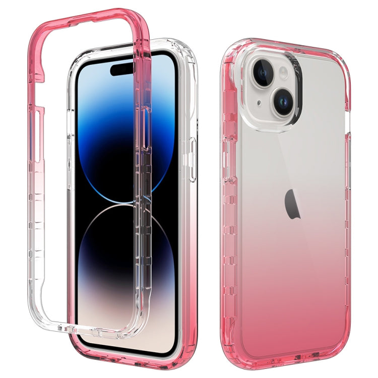 Coque de téléphone antichoc transparente en polycarbonate et TPU dégradé