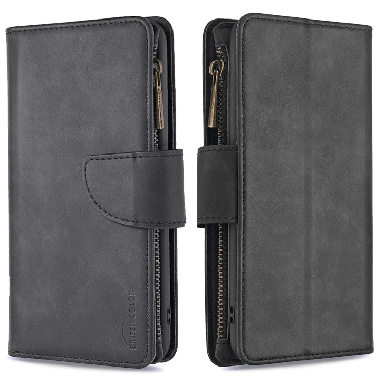 Skin Feel Detachable Magnetic Zipper Horizontal Flip PU Leather Case with Multi-Card Slots & Holder & Wallet & Photo Frame & Lanyard, For Samsung Galaxy A01, For Samsung Galaxy A10 / M10, For Samsung Galaxy A20 / A30, For Samsung Galaxy A21