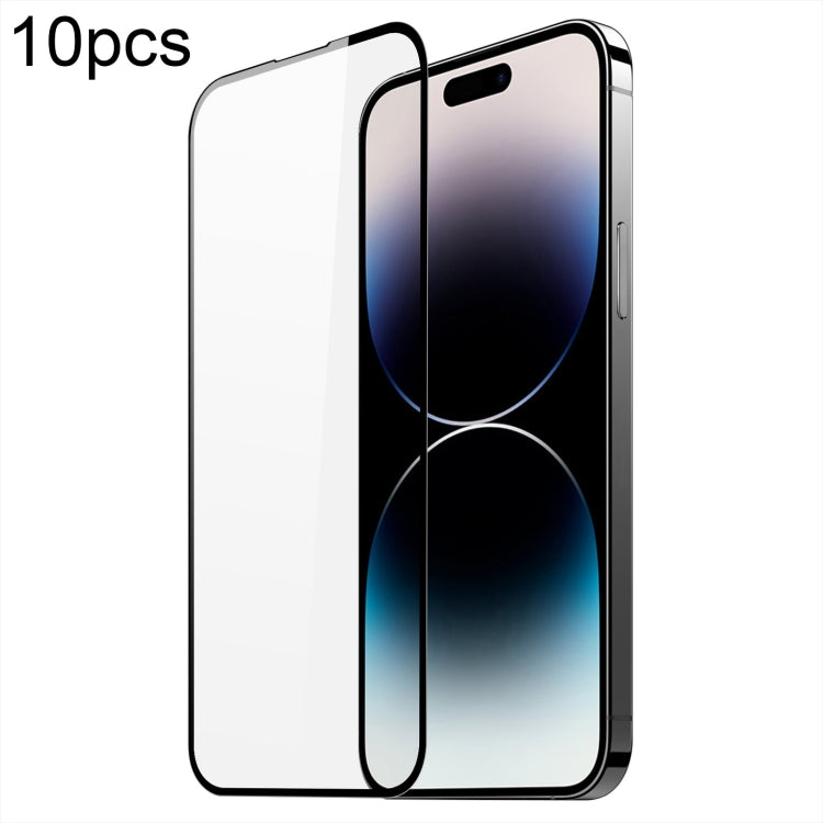 10pcs DUX DUCIS 0.33mm 9H Medium Alumina Tempered Glass Film, For iPhone 17 Pro Max, For iPhone 17 Pro, For iPhone 17, For iPhone Air, For iPhone 16 Pro Max, For iPhone 16 Pro, For iPhone 16 Plus, For iPhone 16, For iPhone 15 Pro Max, For iPhone 15 Pro...