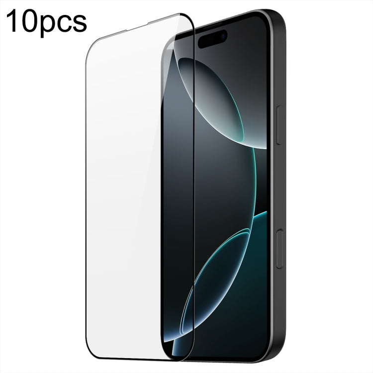10pcs DUX DUCIS 0.33mm 9H Medium Alumina Tempered Glass Film, For iPhone 17 Pro Max, For iPhone 17 Pro, For iPhone 17, For iPhone Air, For iPhone 16 Pro Max, For iPhone 16 Pro, For iPhone 16 Plus, For iPhone 16, For iPhone 15 Pro Max, For iPhone 15 Pro...