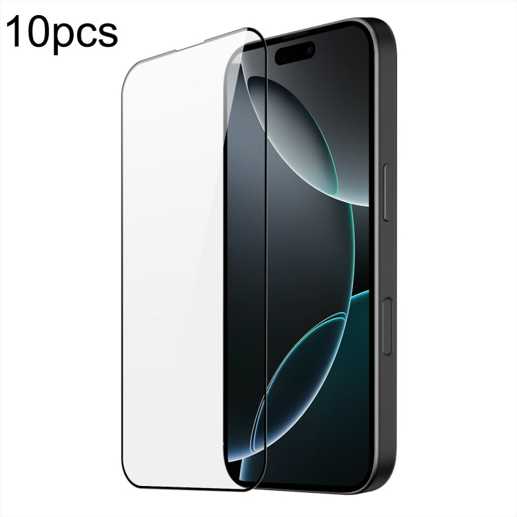 10pcs DUX DUCIS 0.33mm 9H Medium Alumina Tempered Glass Film, For iPhone 17 Pro Max, For iPhone 17 Pro, For iPhone 17, For iPhone Air, For iPhone 16 Pro Max, For iPhone 16 Pro, For iPhone 16 Plus, For iPhone 16, For iPhone 15 Pro Max, For iPhone 15 Pro...