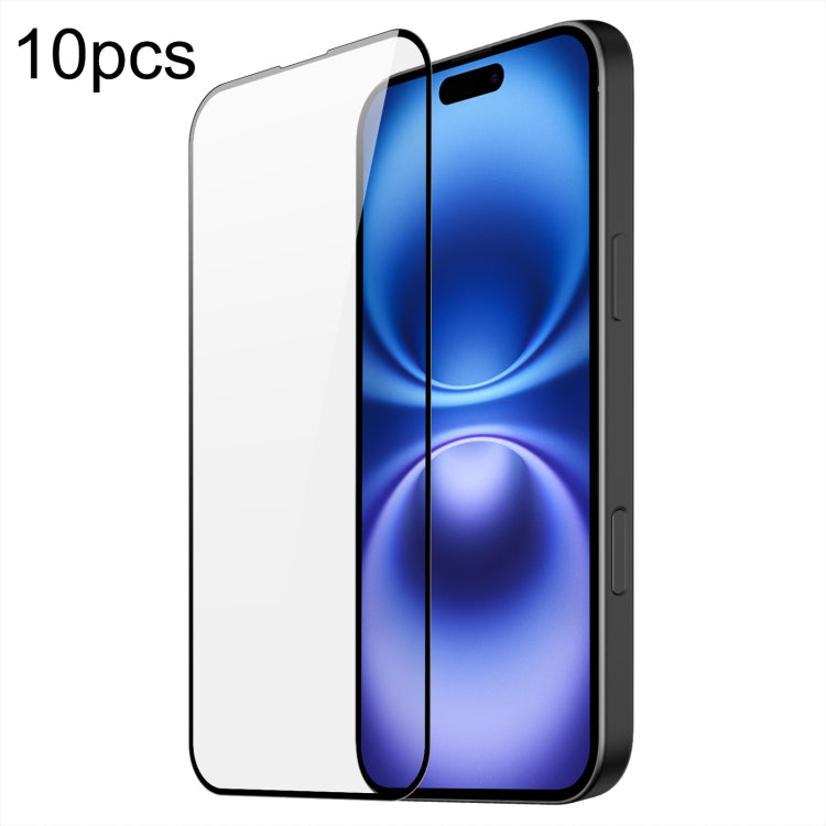 10pcs DUX DUCIS 0.33mm 9H Medium Alumina Tempered Glass Film, For iPhone 18 Pro / 17 Pro, For iPhone 18 Pro Max / 17 Pro Max, For iPhone 17, For iPhone Air, For iPhone 16 Pro Max, For iPhone 16 Pro, For iPhone 16 Plus, For iPhone 16, For iPhone 15 Pro ...