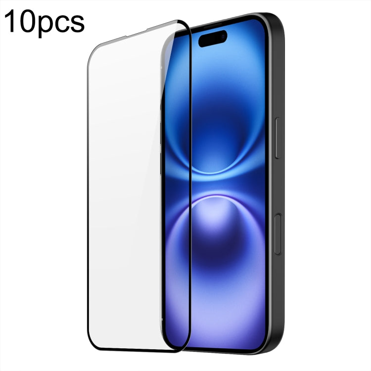 10pcs DUX DUCIS 0.33mm 9H Medium Alumina Tempered Glass Film, For iPhone 17 Pro Max, For iPhone 17 Pro, For iPhone 17, For iPhone Air, For iPhone 16 Pro Max, For iPhone 16 Pro, For iPhone 16 Plus, For iPhone 16, For iPhone 15 Pro Max, For iPhone 15 Pro...