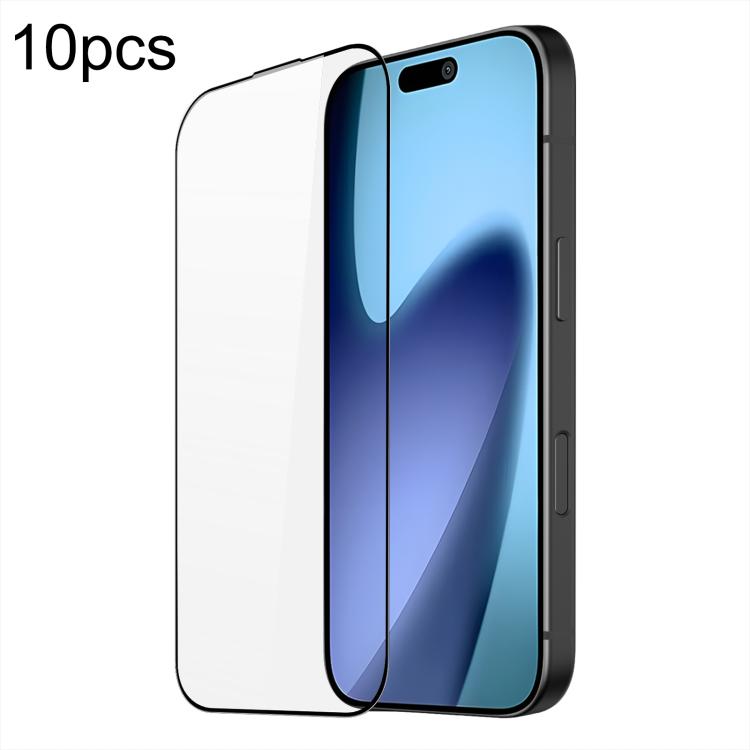 10pcs DUX DUCIS 0.33mm 9H Medium Alumina Tempered Glass Film, For iPhone 17 Pro Max, For iPhone 17 Pro, For iPhone 17, For iPhone Air, For iPhone 16 Pro Max, For iPhone 16 Pro, For iPhone 16 Plus, For iPhone 16, For iPhone 15 Pro Max, For iPhone 15 Pro...