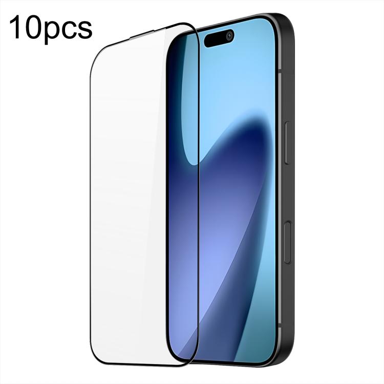 10pcs DUX DUCIS 0.33mm 9H Medium Alumina Tempered Glass Film, For iPhone 17 Pro Max, For iPhone 17 Pro, For iPhone 17, For iPhone Air, For iPhone 16 Pro Max, For iPhone 16 Pro, For iPhone 16 Plus, For iPhone 16, For iPhone 15 Pro Max, For iPhone 15 Pro...