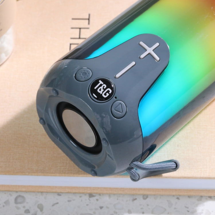 T&G TG651 Portable LED Wireless Bluetooth Speaker Outdoor TWS Subwoofer, TG651