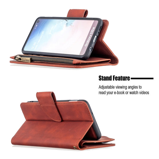 Samsung Galaxy phone case interior showing card slots and wallet compartments
