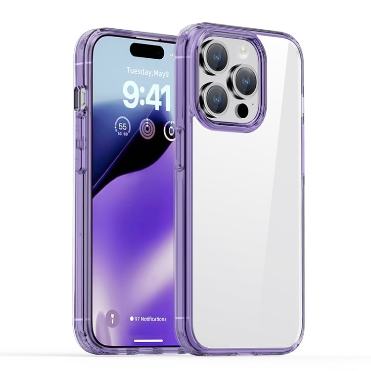 iPAKY Hanguang Series Transparent TPU+PC Phone Case, For iPhone 15 Pro Max, For iPhone 15 Pro, For iPhone 15 Plus, For iPhone 15