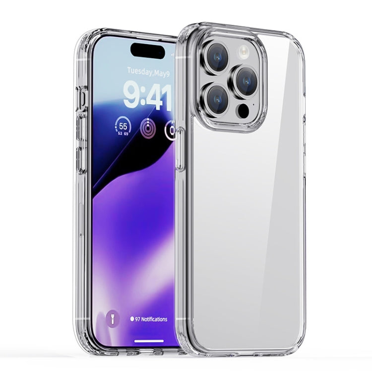 iPAKY Hanguang Series Transparent TPU+PC Phone Case, For iPhone 15 Pro Max, For iPhone 15 Pro, For iPhone 15 Plus, For iPhone 15