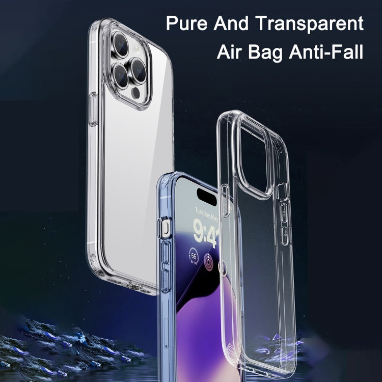 iPAKY Hanguang Series Transparent TPU+PC Phone Case, For iPhone 15 Pro Max, For iPhone 15 Pro, For iPhone 15 Plus, For iPhone 15