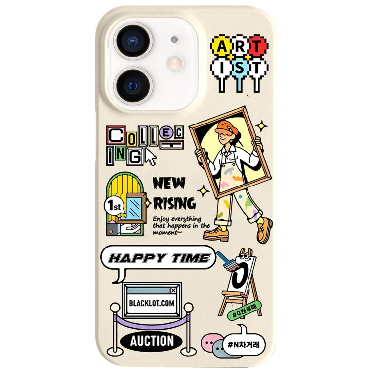 Painted Pattern Skin-friendly PC Phone Case, Series 2