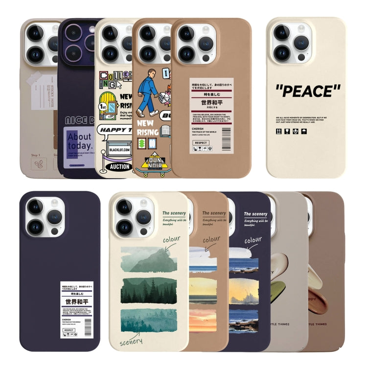 Painted Pattern Skin-friendly PC Phone Case, Series 2