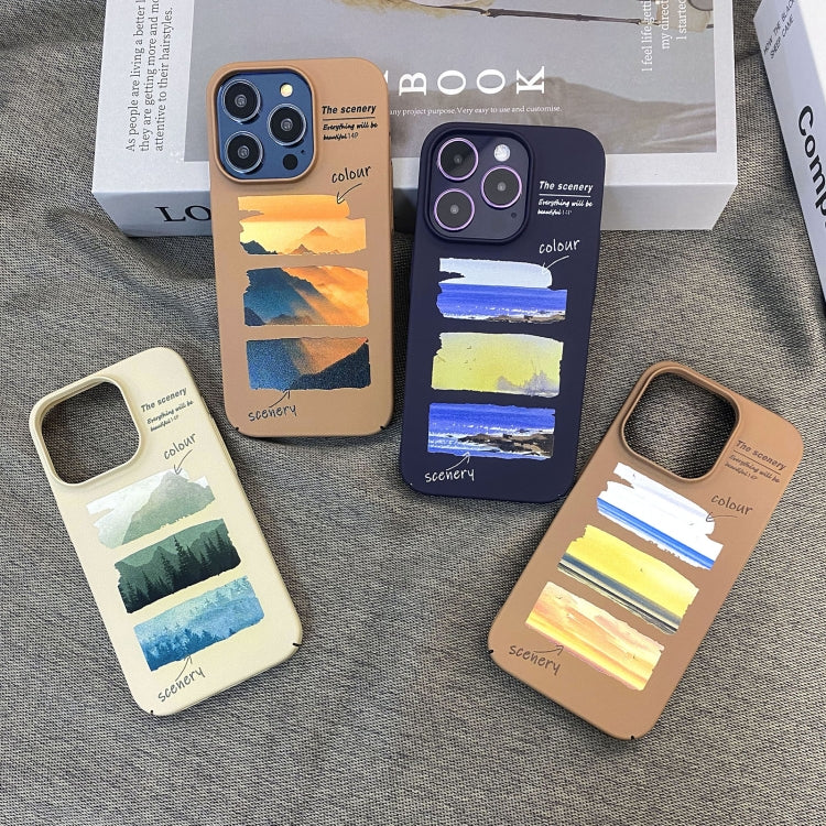 Painted Pattern Skin-friendly PC Phone Case, Series 2