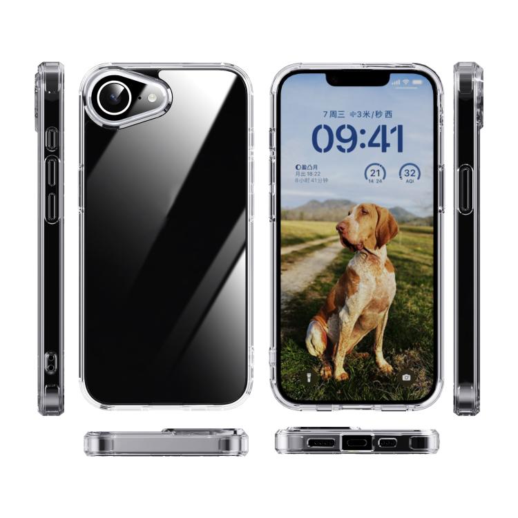 iPAKY Crystal Clear Series Shockproof PC + TPU Protective Phone Case, For iPhone 17e / 16e, For iPhone 16 Plus, For iPhone 16, For iPhone 15 Pro Max, For iPhone 15 Pro, For iPhone 15