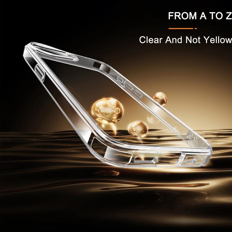 iPAKY Crystal Clear Series Shockproof PC + TPU Protective Phone Case, For iPhone 17e / 16e, For iPhone 16 Plus, For iPhone 16, For iPhone 15 Pro Max, For iPhone 15 Pro, For iPhone 15
