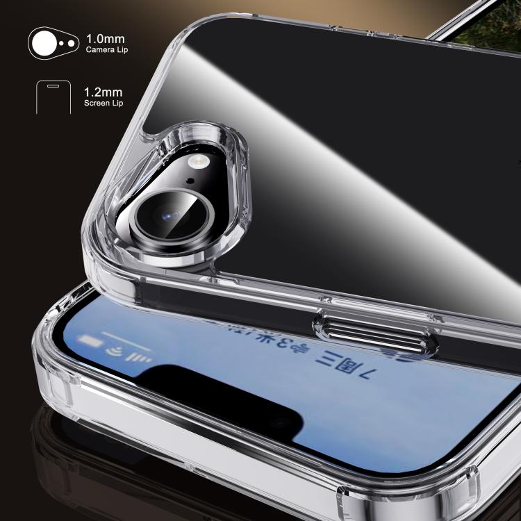 iPAKY Crystal Clear Series Shockproof PC + TPU Protective Phone Case, For iPhone 17e / 16e, For iPhone 16 Plus, For iPhone 16, For iPhone 15 Pro Max, For iPhone 15 Pro, For iPhone 15