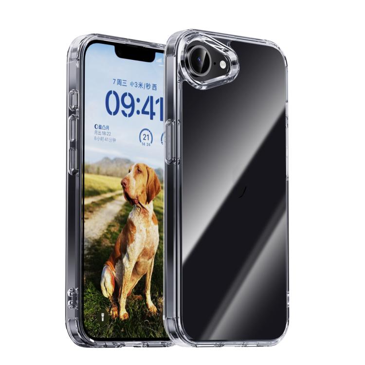 iPAKY Crystal Clear Series Shockproof PC + TPU Protective Phone Case, For iPhone 17e / 16e, For iPhone 16 Plus, For iPhone 16, For iPhone 15 Pro Max, For iPhone 15 Pro, For iPhone 15