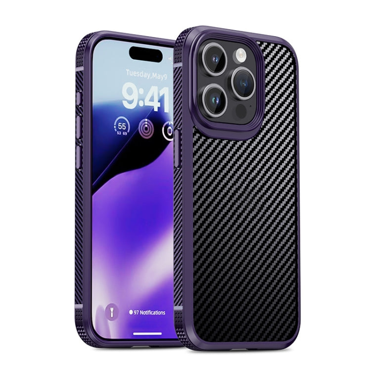 iPAKY MG Series Carbon Fiber PC + TPU Protective Phone Case