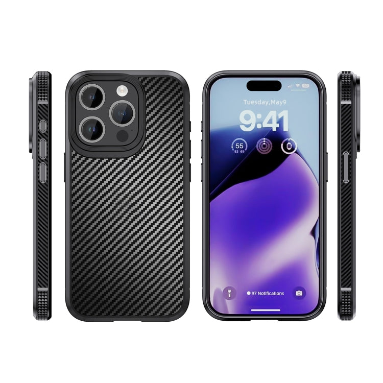 iPAKY MG Series Carbon Fiber PC + TPU Protective Phone Case