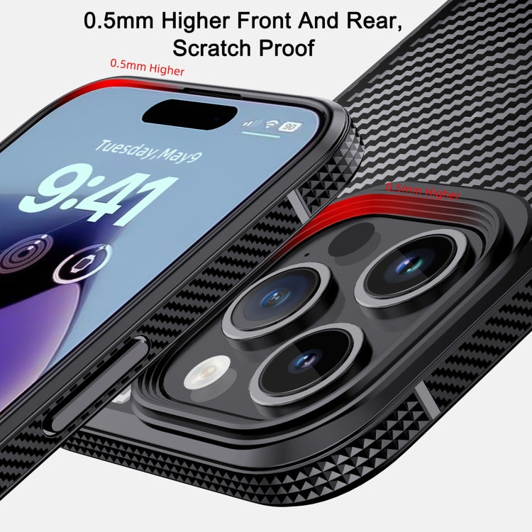 iPAKY MG Series Carbon Fiber PC + TPU Protective Phone Case