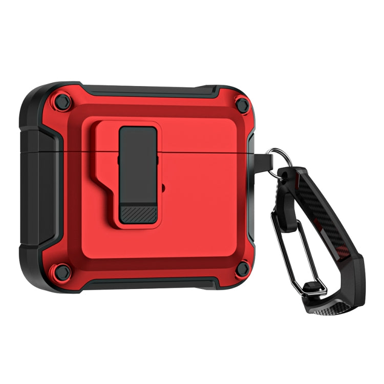 Étui de protection pour écouteurs Bluetooth sans fil en TPU et PC avec verrouillage et crochet, pour AirPods 3
