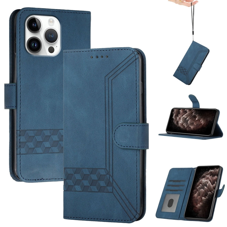 Cubic Skin Feel Flip Leather Phone Case, iPhone 16e, For iPhone 16 Pro Max, For iPhone 16 Pro, For iPhone 16 Plus