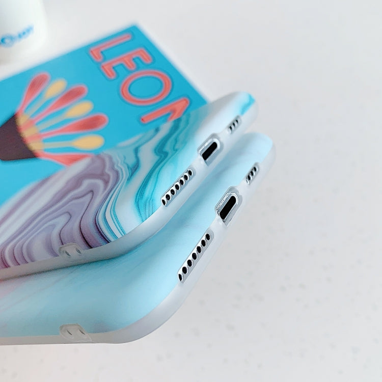 Frosted Marble Pattern Shockproof TPU Case, For iPhone 11 Pro Max