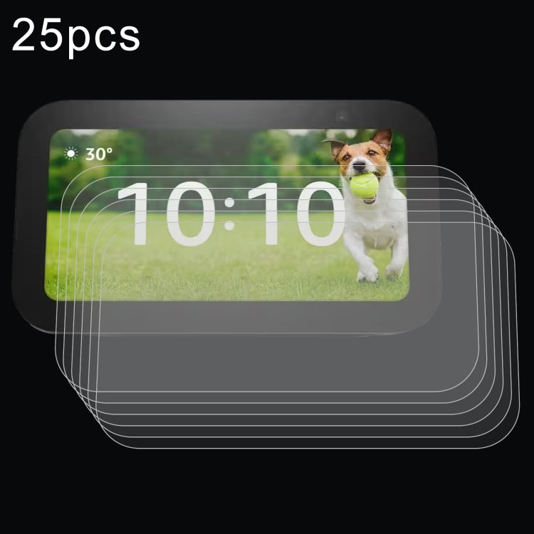 25pcs 9H 0.3mm Explosion-proof Tempered Glass Film, For Amazon Echo Show 5 3rd Gen, For Amazon Echo Show 8 2023
