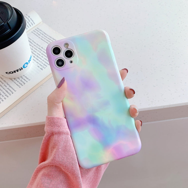 Colorful Gradient Marble Pattern Shockproof TPU Case, For iPhone 11 Pro Max