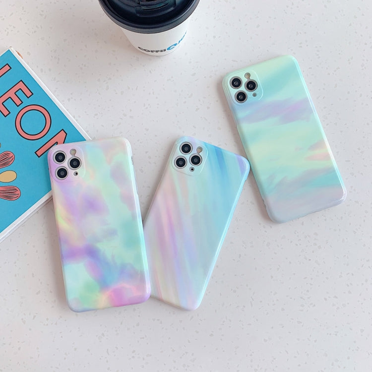 Colorful Gradient Marble Pattern Shockproof TPU Case, For iPhone 11 Pro Max