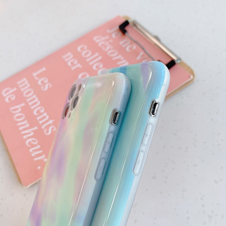 Colorful Gradient Marble Pattern Shockproof TPU Case, For iPhone 11 Pro Max