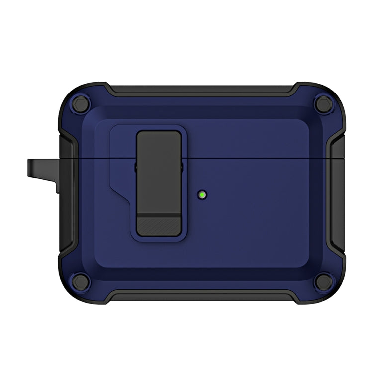 Étui de protection pour écouteurs Bluetooth sans fil en TPU et PC avec verrouillage et crochet, pour AirPods Pro 2