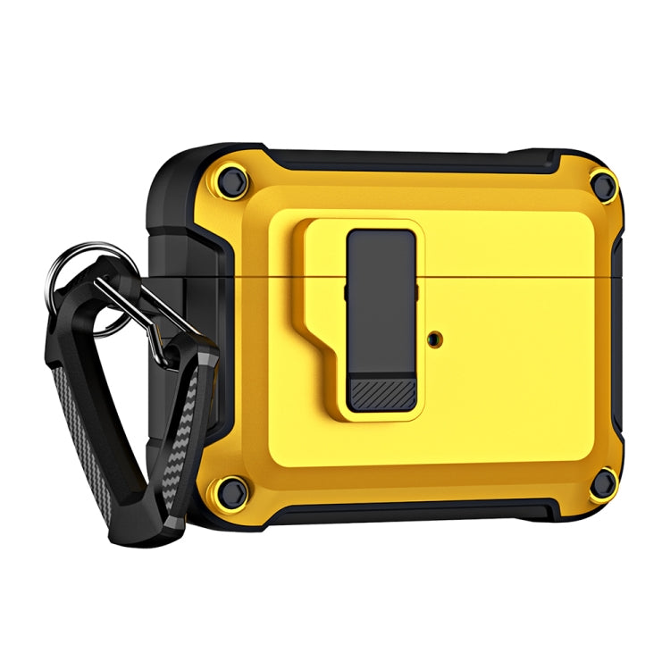 Étui de protection pour écouteurs Bluetooth sans fil en TPU et PC avec verrouillage et crochet, pour AirPods Pro 2