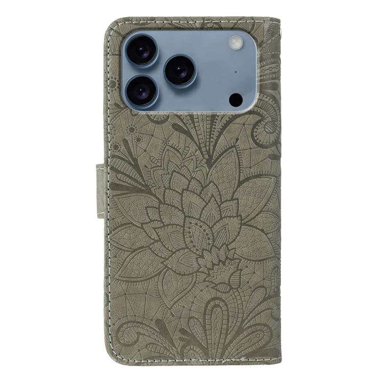 Lace Flower Embossing Flip Leather Phone Case, For iPhone 17 Pro Max, For iPhone 17 Pro, For iPhone 17, For iPhone 17 Air