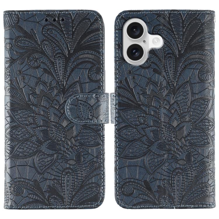 Lace Flower Embossing Flip Leather Phone Case, For iPhone 17 Pro Max, For iPhone 17 Pro, For iPhone 17, For iPhone 17 Air