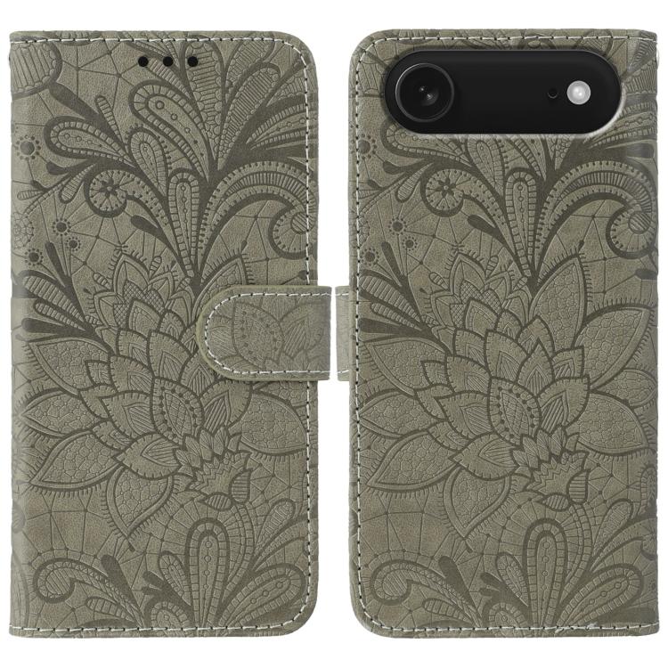 Lace Flower Embossing Flip Leather Phone Case, For iPhone 17 Pro Max, For iPhone 17 Pro, For iPhone 17, For iPhone 17 Air